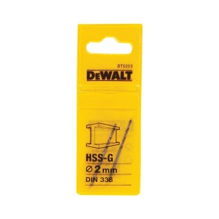 WIERTŁO DO METALU HSS-G 2 MM DEWALT DT5203-QZ