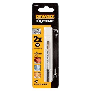 WIERTŁO DO MURU WIDIOWE Z UCHWYTEM WALCOWYM 5 X 85MM DEWALT DT6672-XJ