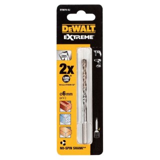 WIERTŁO DO MURU WIDIOWE Z UCHWYTEM WALCOWYM 6 X 100 MM DEWALT DT6675-XJ