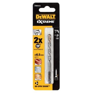 WIERTŁO DO MURU WIDIOWE Z UCHWYTEM WALCOWYM 6,5 X 100 MM DEWALT DT6678-XJ