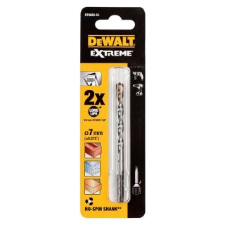 WIERTŁO DO MURU WIDIOWE Z UCHWYTEM WALCOWYM 7 X 100MM DEWALT DT6680-XJ