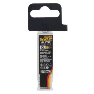 WIERTŁO KOBALTOWE 2MM HSS-E - ZESTAW 10 SZT. DEWALT DT4918-QZ