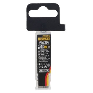 WIERTŁO KOBALTOWE 3.5MM HSS-E - ZESTAW 10 SZT. DEWALT DT4923-QZ
