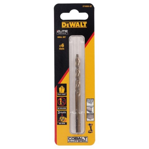 WIERTŁO KOBALTOWE 6MM HSS-E DEWALT DT4908-QZ