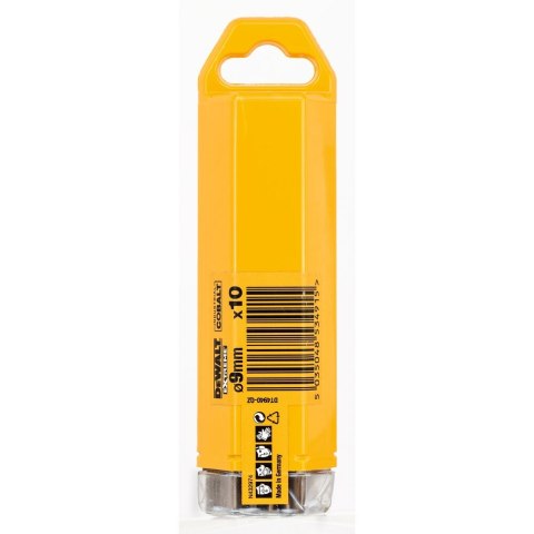 WIERTŁO KOBALTOWE 9MM HSS-E - ZESTAW 10 SZT. DEWALT DT4940-QZ