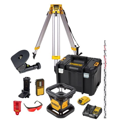 18V XR LASER OBROTOWY CZERWONY 1 X 2AH DEWALT DCK374D1R-QW