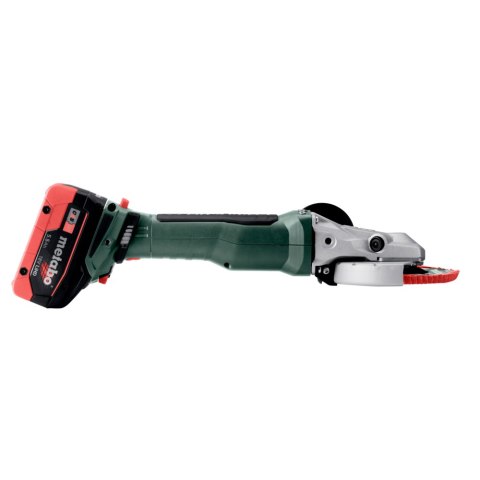 Akumulatorowa szlifierka kątowa z płaską głowicą WVBF 18 LT BL 11-125 Quick Metabo 601307840