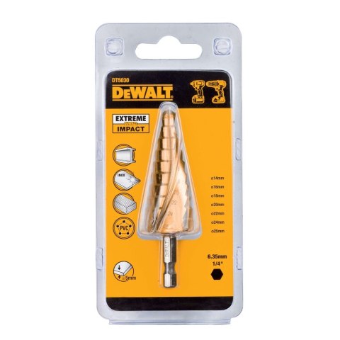 WIERTŁO STOPNIOWE IR 14-25 MM DEWALT DT5030-QZ