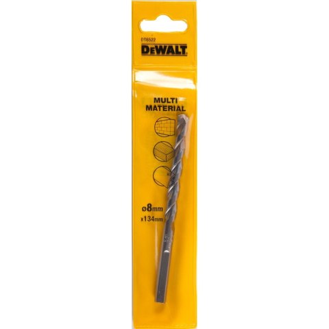 WIERTŁO UNIWERSALNE Z UCHWYTEM WALCOWYM 8X134MM DEWALT DT6522-QZ