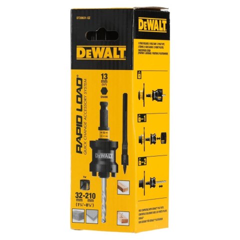 WYMIENNY UCHWYT 1/2 QC Ø32 - 210mm DEWALT DT20631-QZ