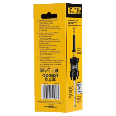 WYMIENNY UCHWYT 2L QC Ø14 - 30mm DEWALT DT20625-QZ