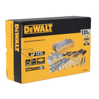 ZESTAW 131 CZĘŚCI - GWINTOWANA GŁOWICA 1/4 3/8 MTS SAE/MM DEWALT DWMT45402-1