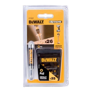 ZESTAW 26 CZ PZ2 UCHWYT TORSION DEWALT DT70564T-QZ