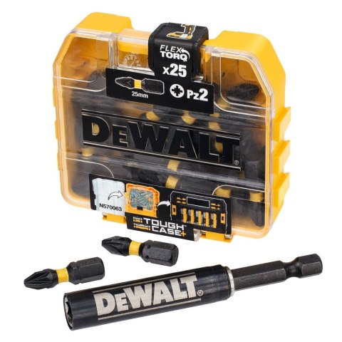 ZESTAW 26 CZ PZ2 UCHWYT TORSION DEWALT DT70564T-QZ