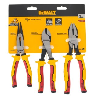 ZESTAW 3 SZCZYPIEC 200MM VDE DEWALT DWHT82806-0