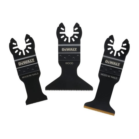 ZESTAW 3 SZT BRZESZCZOTY MULTITOOL DEWALT DT20760-QZ