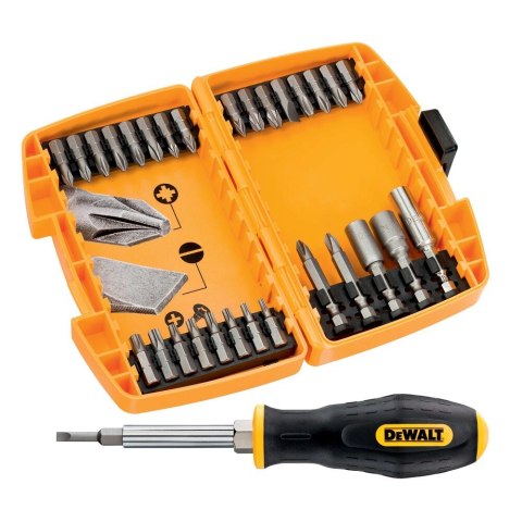 ZESTAW 30 CZ. KOŃC. WKRĘT. Z UCHW 6 W 1 DEWALT DT71506-QZ