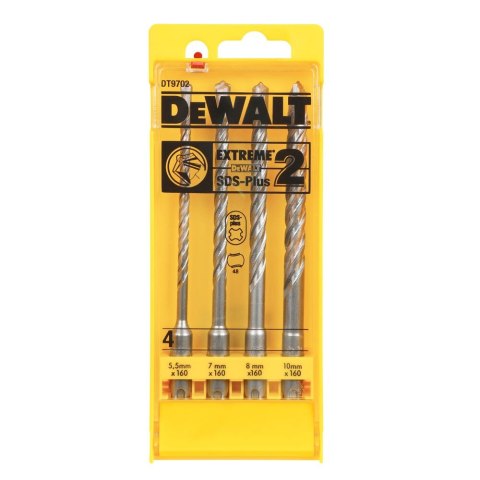 ZESTAW 4-CZĘŚCIOWY SDS EXTREME DEWALT DT9702-QZ