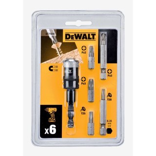 ZESTAW 6 CZ. KOŃC WKRĘT. Z UCHW SZYBKOZ DEWALT DT71514-QZ