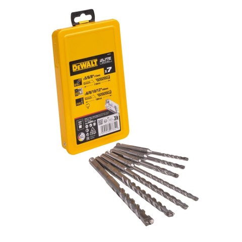 ZESTAW 7 ELEMENTÓW, FHC SDS PLUS DEWALT DT8976-QZ