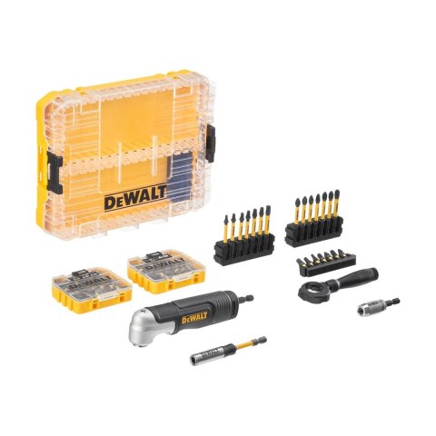 ZESTAW 80 ELEMENTOWY Z UCHWYTEM KĄTOWYM DEWALT DT70775-QZ