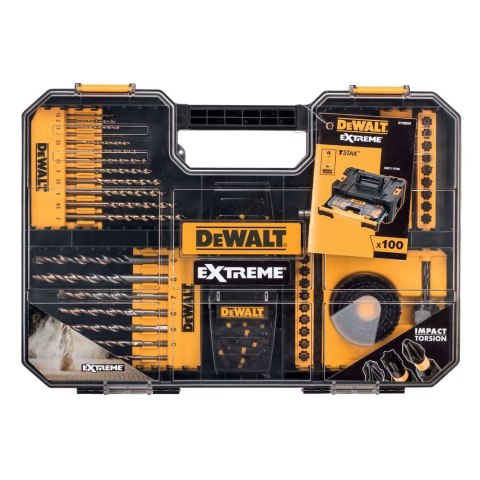 ZESTAW BITOW 100PC IMPACT TORSION SET DEWALT DT70620T-QZ