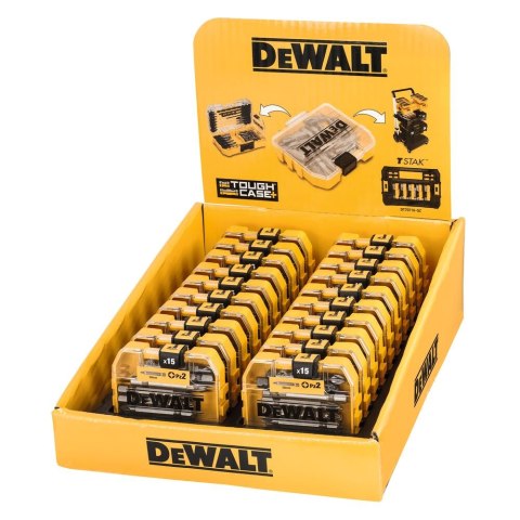 ZESTAW BITOW 15PC 50MM PZ2 TIC TAC DEWALT DT7912-QZ