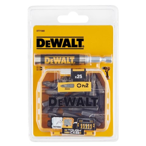 ZESTAW BITÓW 26PC PZ2 DEWALT DT71560-QZ