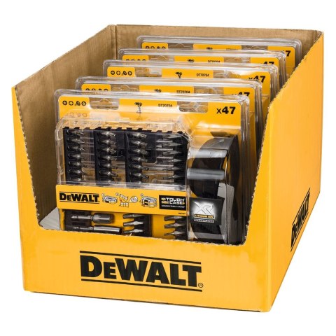 ZESTAW BITOW 47SZT ,OKULARY DEWALT DT70704-QZ