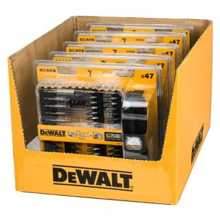 ZESTAW BITOW 47SZT, OKULARY OCHRONNE DEWALT DT70703-QZ