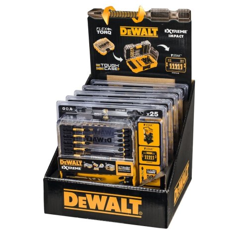 ZESTAW BITOW FLEXTORQ I WIERTEŁ DO METALU DEWALT DT70749T-QZ
