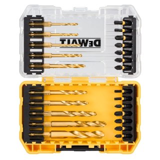 ZESTAW BITÓW I WIERTEŁ DO METALU 24 SZT. DEWALT DT70748T-QZ