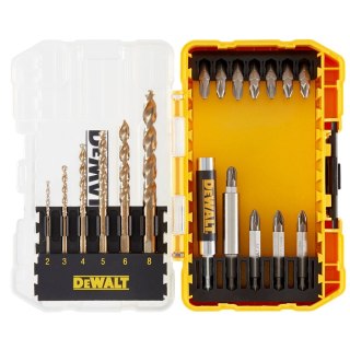 ZESTAW WIERTEŁ EXTREME 2 DO METALU, 19 SZT. DEWALT DT70711-QZ