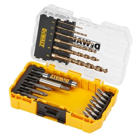 ZESTAW WIERTEŁ EXTREME 2 DO METALU, 19 SZT. DEWALT DT70711-QZ