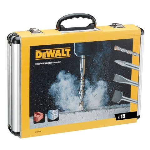 ZESTAW WIERTEŁ I DŁUT SDS 15 SZT. DEWALT DT9679-QZ