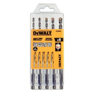ZESTAW WIERTEŁ UDAROWYCH DO MURU 5 SZT. DEWALT DT60099-QZ