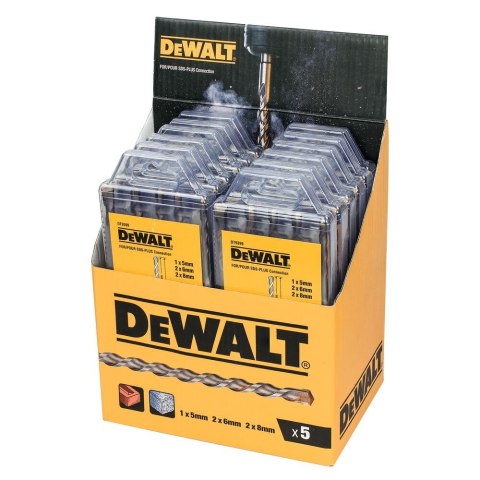 ZESTAW WIERTŁA DO MURU SDS-PLUS® 5SZT DEWALT DT9399-QZ