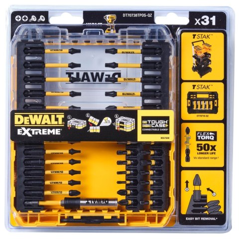 ZESTAW WIEZA Z AKCESORIAMI 40 X DT70738T-QZ DEWALT DT70738TPOS-QZ