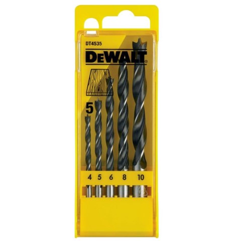 ZESTAWY WIERTEŁ DO DREWNA 5 SZT. DEWALT DT4535-QZ