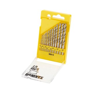 Zestaw Wiereł HSS-G wg DIN 338 - do metalu 13SZT DEWALT DT5922-QZ