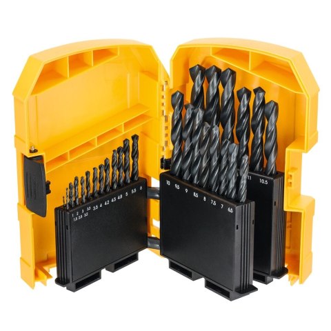 Zestaw wierteł HSS-R do metalu wg DIN 338 29SZT DEWALT DT5930-QZ