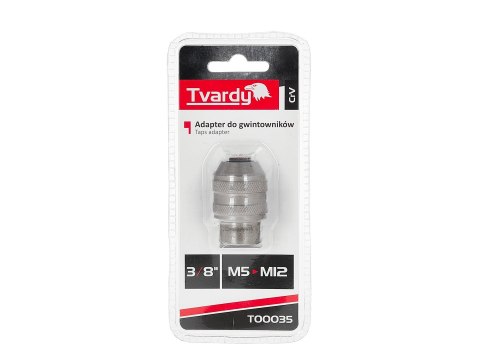 Adapter do gwintowników 3/8" M5-M12 CrV