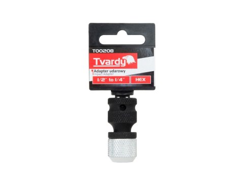Adapter udarowy 1/2" na 1/4" HEX TVARDY
