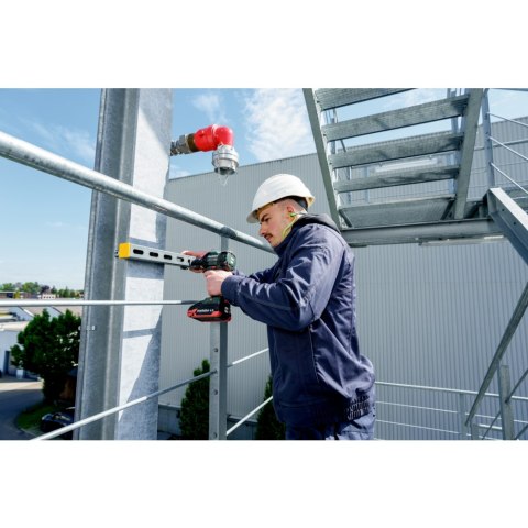 Akumulatorowy zakrętak udarowy SSW 18 LTX 550 BL w walizce metaBOX 145, z ładowarką ASC 55 2 akumulatory LiHD 18 V / 4,0 Ah Me
