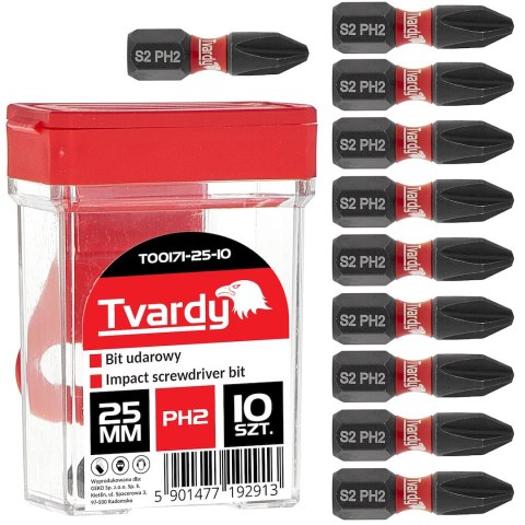 Bit udarowy PH2 25mm S2 - box