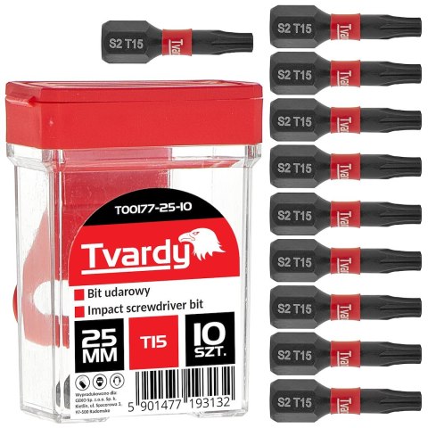 Bit udarowy T15 25mm S2 - box