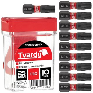 Bit udarowy T30 25mm S2 - box (10/100/1200)