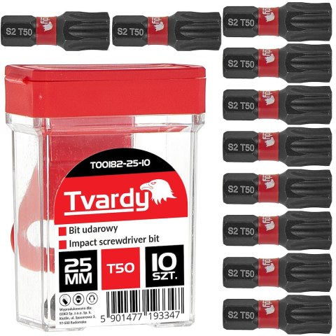 Bit udarowy T50 25mm S2 - box