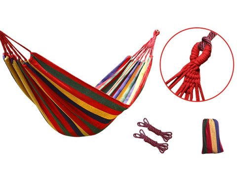 Hamak ogrodowy 190x80cm 200kg