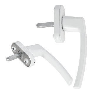 Klamka aluminiowa okienna